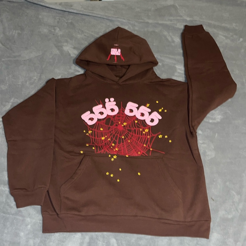 Sp5der angel number hoodie size (large)